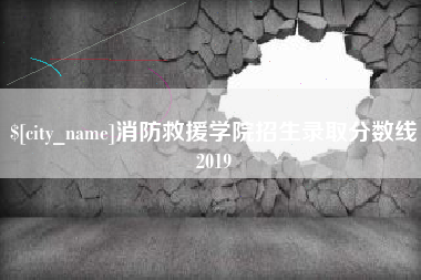 玉溪消防救援学院招生录取分数线2019