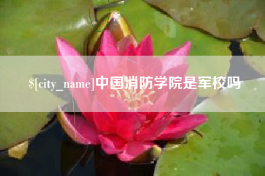 玉溪中国消防学院是军校吗