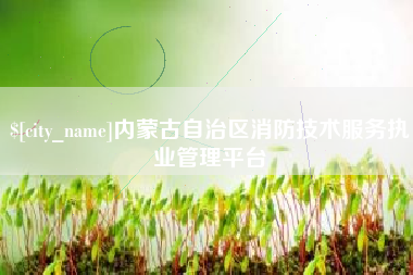 玉溪内蒙古自治区消防技术服务执业管理平台