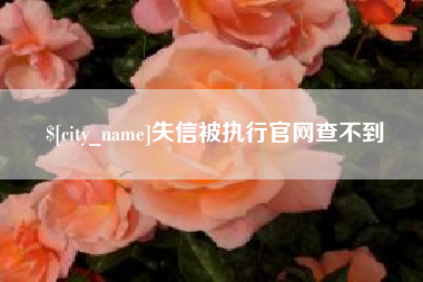 玉溪失信被执行官网查不到