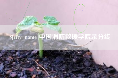玉溪中国消防救援学院录分线