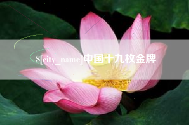 玉溪中国十九枚金牌