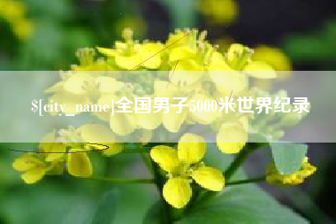 玉溪全国男子5000米世界纪录
