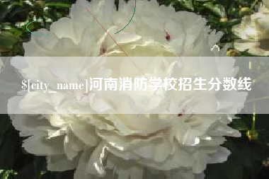 玉溪河南消防学校招生分数线