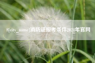 玉溪消防证报考条件2024年官网