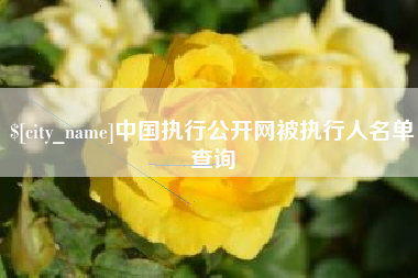 玉溪中国执行公开网被执行人名单查询