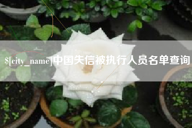 玉溪中国失信被执行人员名单查询