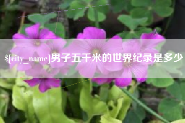 玉溪男子五千米的世界纪录是多少