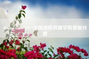 玉溪2021中国消防救援学院录取分数
