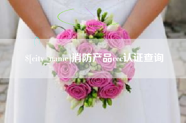 玉溪消防产品ccc认证查询