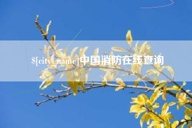 玉溪中国消防在线查询