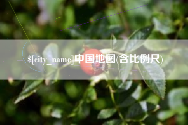 玉溪中国地图(含比例尺)