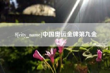 玉溪中国奥运金牌第九金