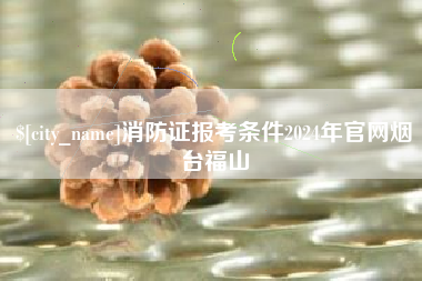 玉溪消防证报考条件2024年官网烟台福山